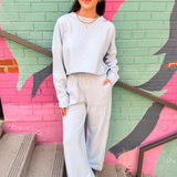 Terri Soft Sweatpants - Light Denim