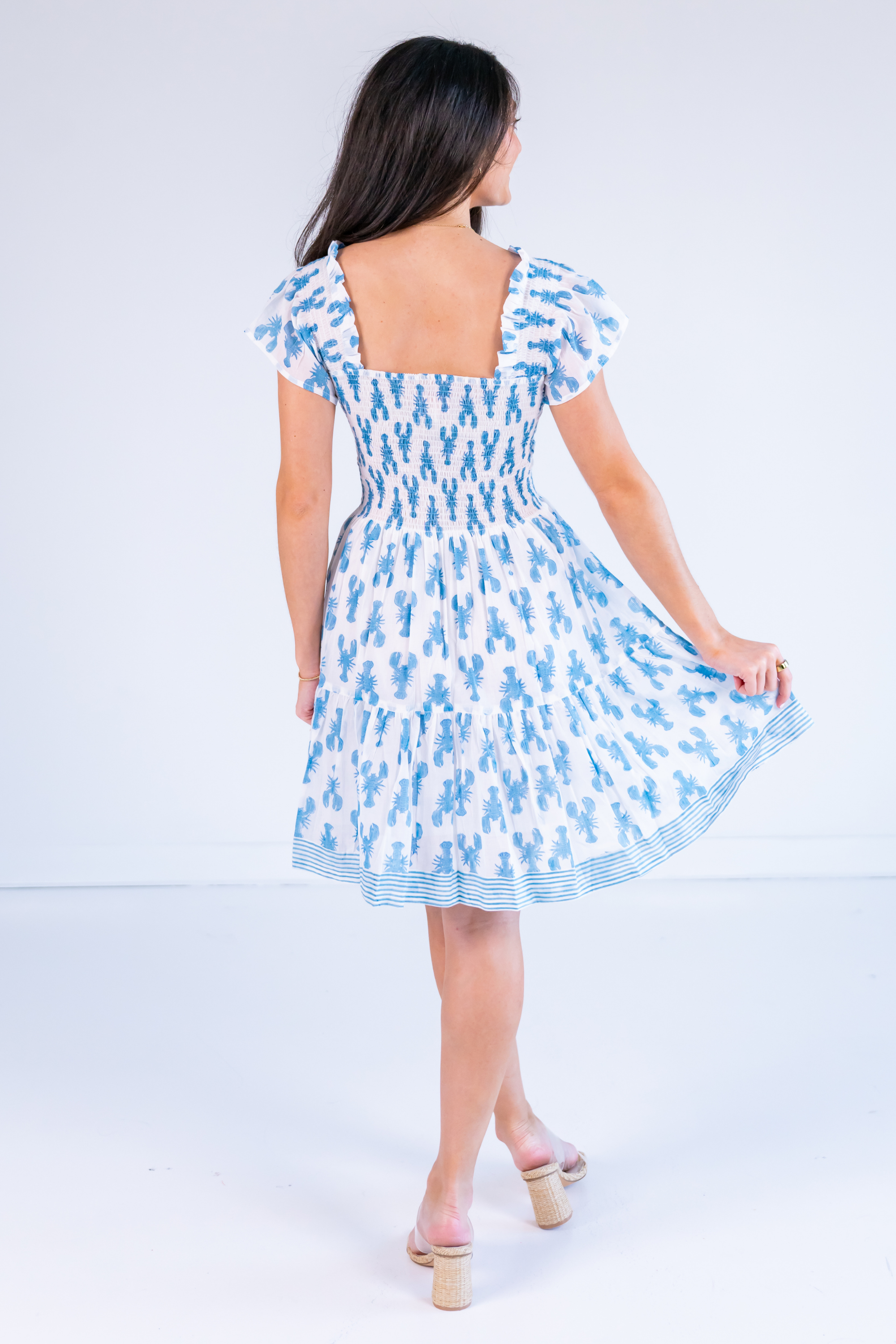 Lil Smocked Mini Dress