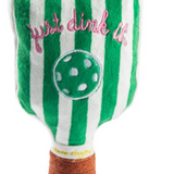 Funny Dog Toy -  Green Stripe Pickleball Paddle