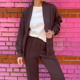 Sabrina Modal Cardigan - Espresso