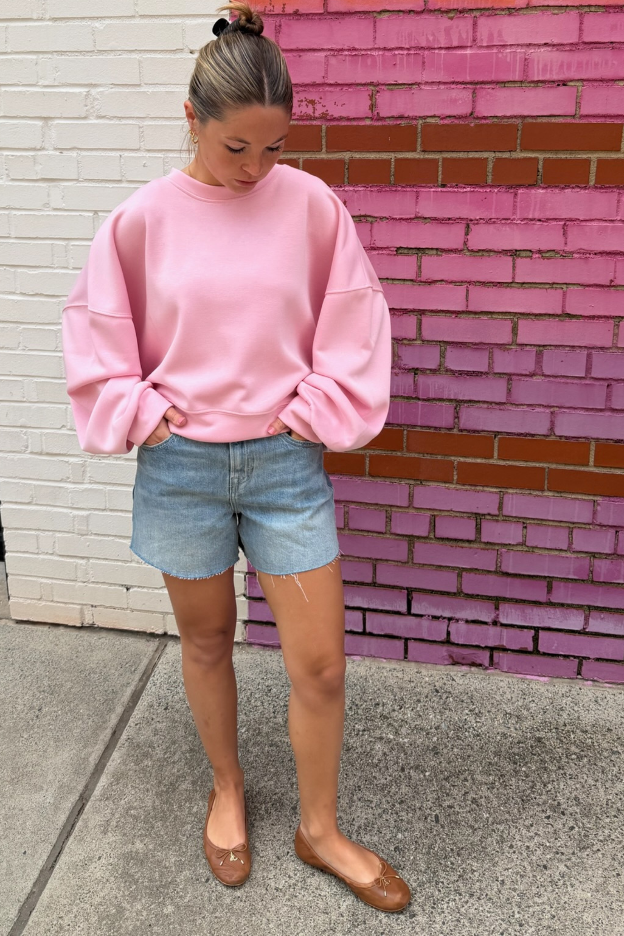 Ava 4" Inseam HR A-Line Short - Medium Vintage