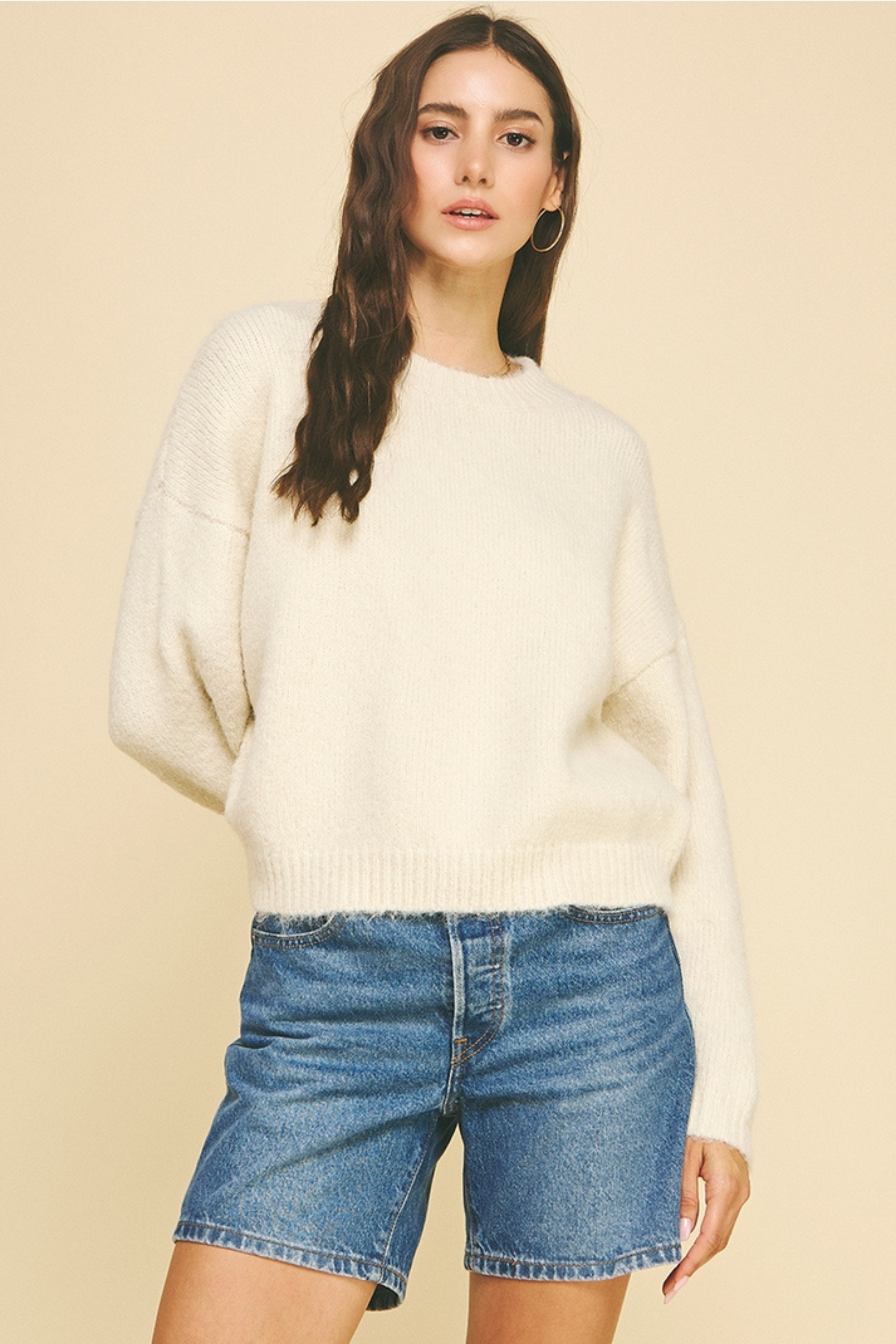 Whit Cozy Sweater - Milk