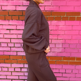 Morgan Modal Pintuck Pant - Espresso