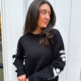 Collins Crew Sweater - Black