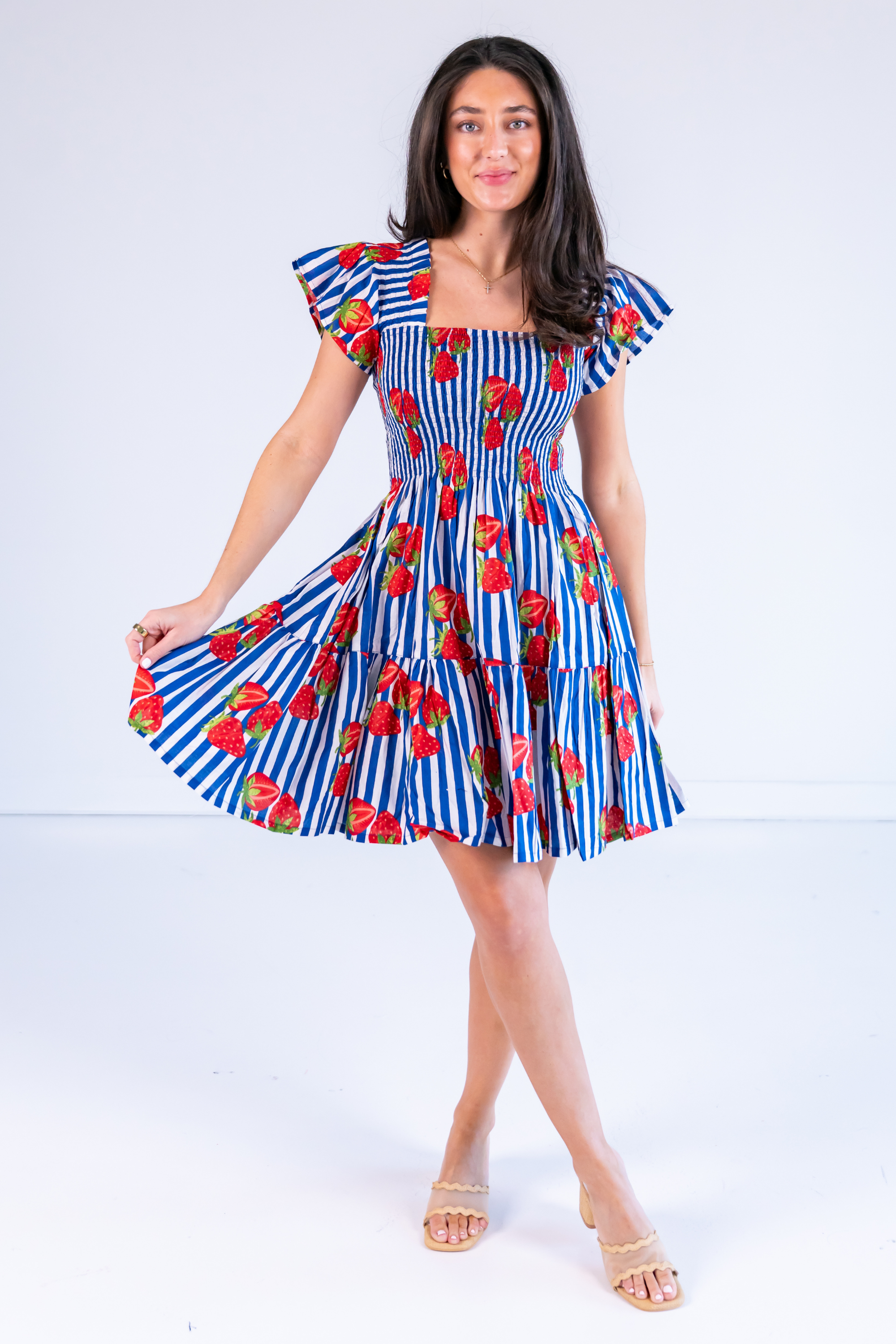 Lil Smocked Mini Dress