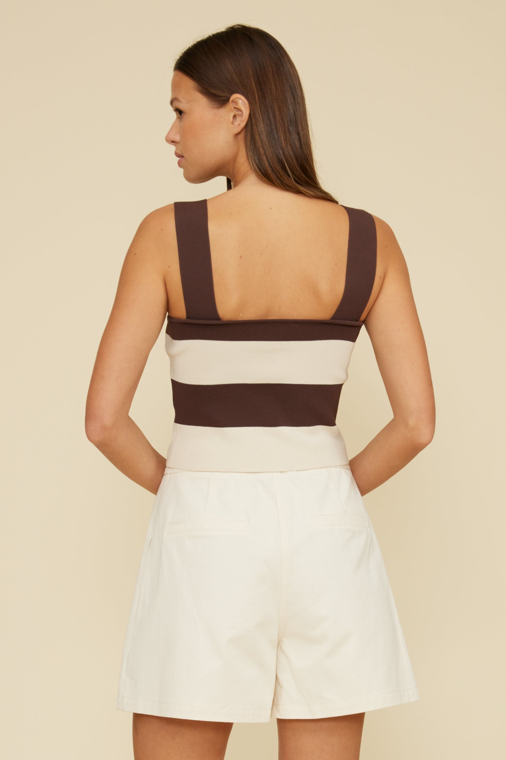 Dania Pleated Short - Beige
