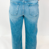 Logan 31" Inseam High Waist Dad Jean - Medium Light