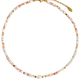 Swank Beaded Pearl Necklace