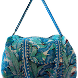 Jetset Duffle Bag - Seafoam Fronds