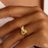 Infinity Knot Ring - Gold