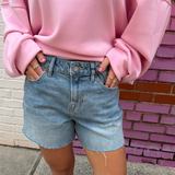 Ava 4" Inseam HR A-Line Short - Medium Vintage