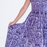 Lil Smocked Maxi Dress - Blossom Purple