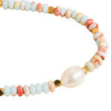 Swank Beaded Pearl Necklace