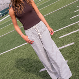 Ami Sleeveless Sweater Tank - Brown
