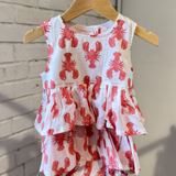 WeeLil Dottie Bubble - Lobsters Coral