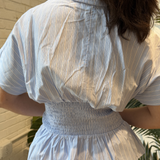 Naya Shirting Top - Light Blue