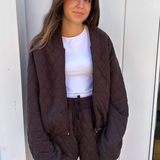 Jayce Quilt Jacket - Espresso