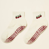 Pilates Grip Sock - Tomato