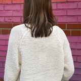 Wolf Ruffle Cardigan - Chantilly