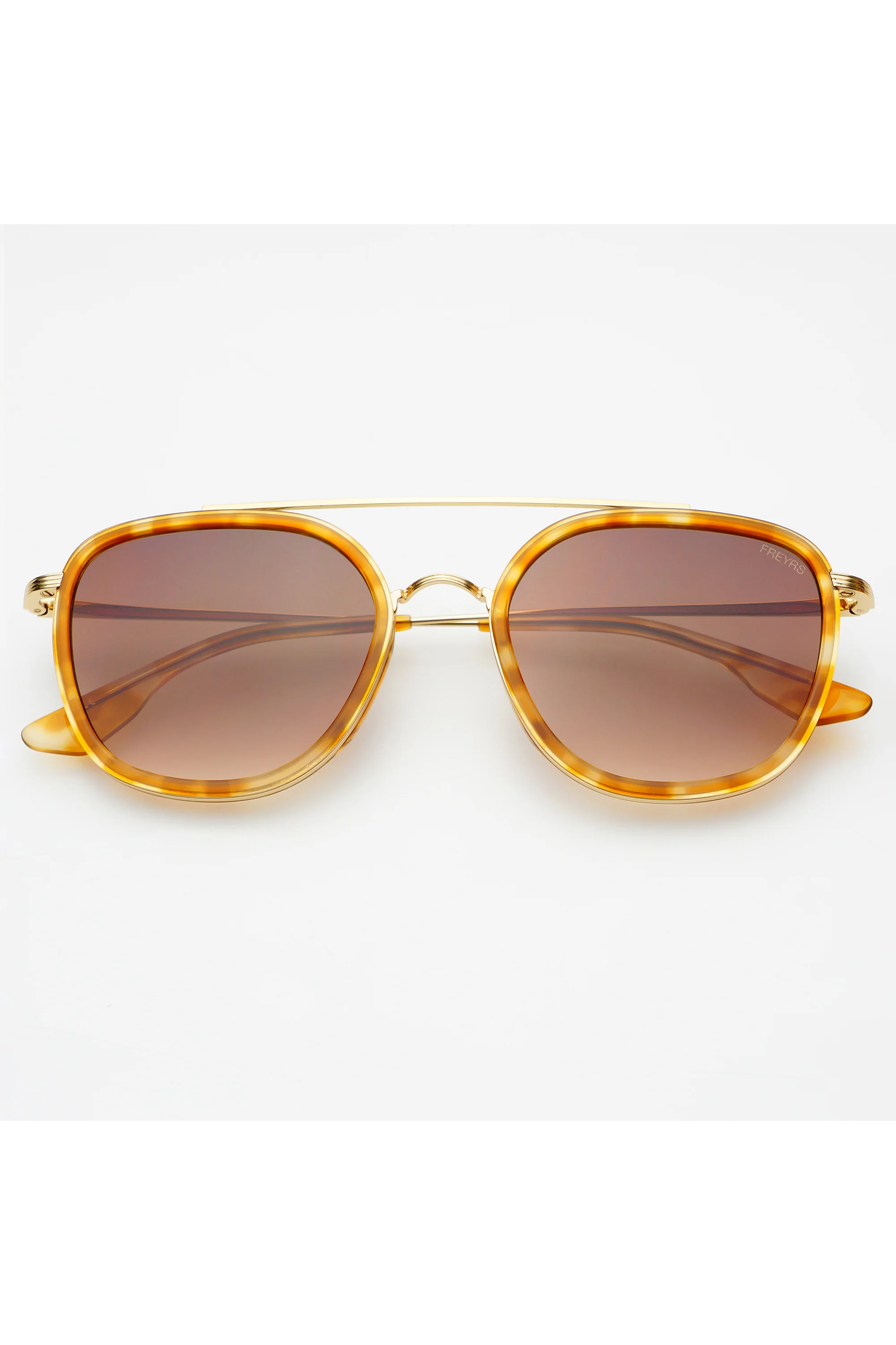 Weston Round Sunglasses - Light Tortoise/Brown