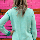 Weekend Reversible Pullover- Jewel/Opal