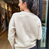 Barry Button Detailed Sweater - Taupe