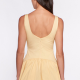 Addison Drop Waist Mini Dress - Honeycomb