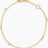 Amour Heart Bracelet - Gold