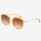 Weston Round Sunglasses - Light Tortoise/Brown