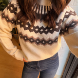 Breck Fairisle Sweater - Ivory Multi