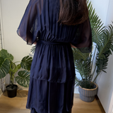Kate Floral Maxi Dress - Navy