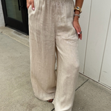 Coly Elastic Pants - Melange