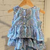 WeeLil Dottie Bubble - Shells Carolina Bright Blue