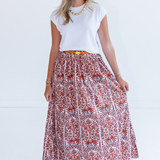 Emily Maxi Skirt - Blossom Orange