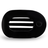 Small Flat Round Clip - Jet Black