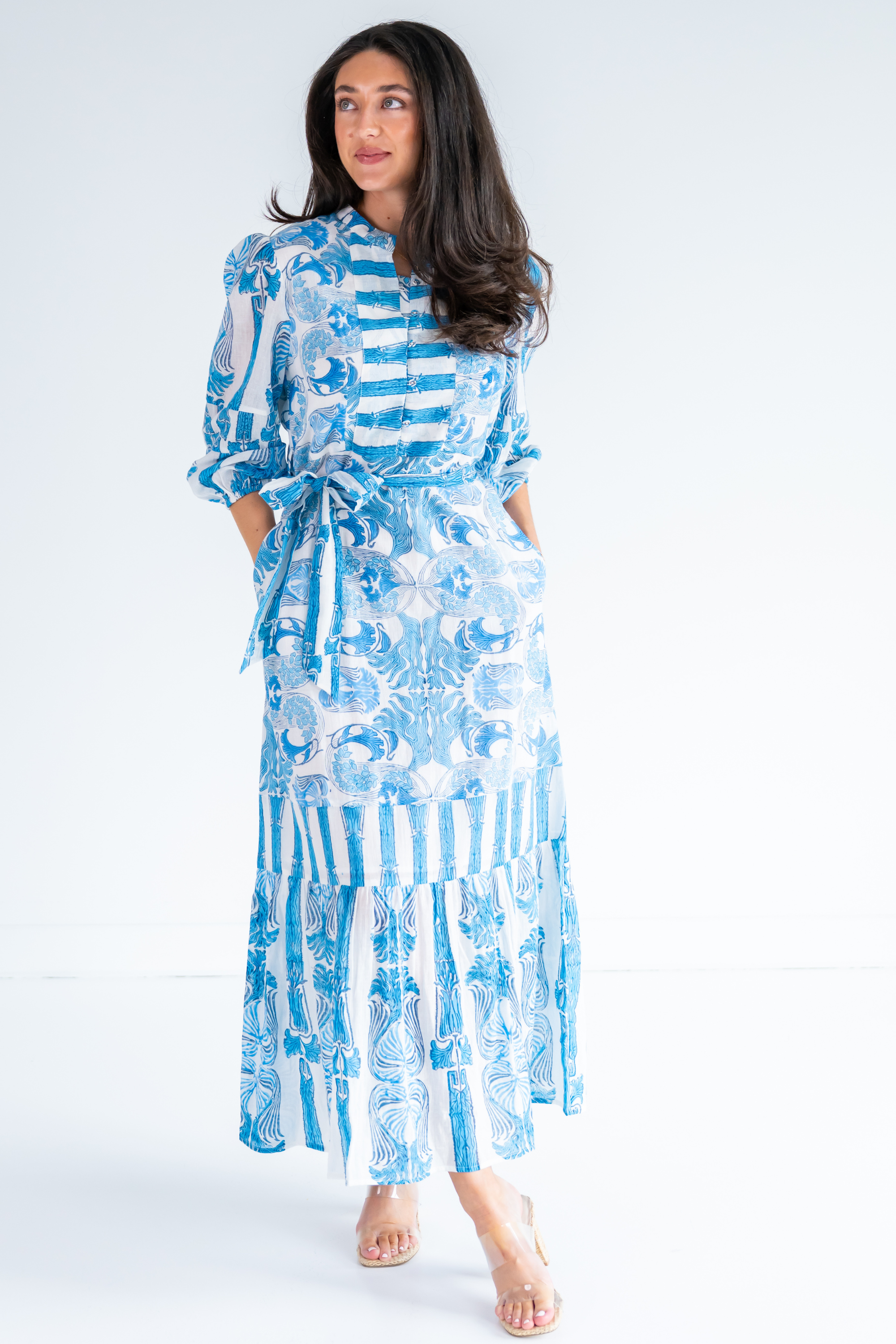 Aria Belted Maxi Dress Aria Belted Maxi Dress