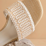 Francesca Block Heel - Natural