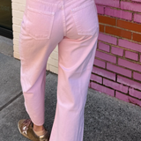 Barrel Twist Jean - Pink