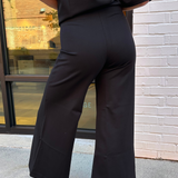Ainsley Ankle Ponte Wide Leg Pant