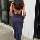 Tillie Midi Dress - Navy