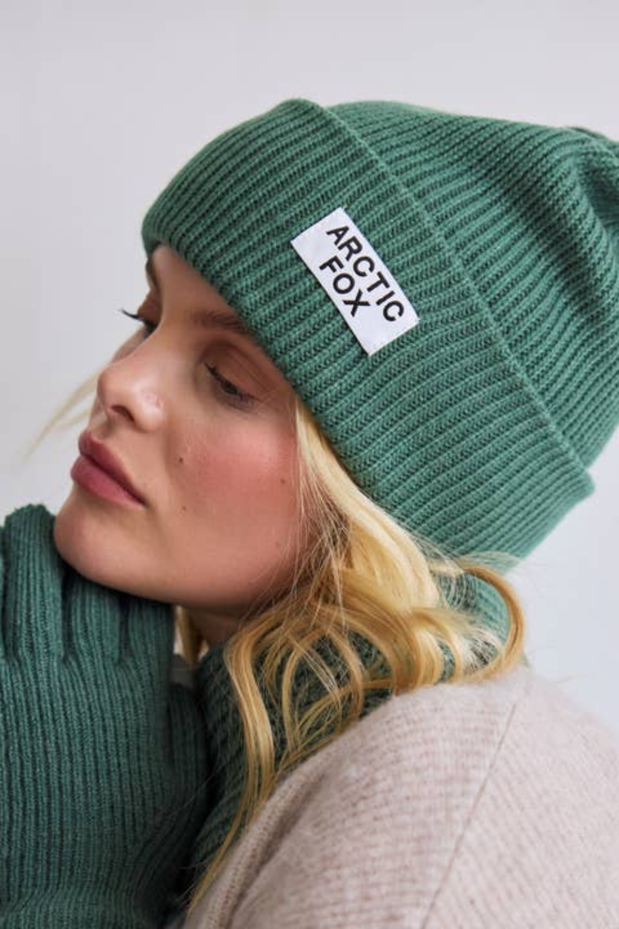 Recycled Bottle Beanie - Forest Fern