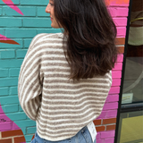 Caroline Cropped Sweater - Ivory