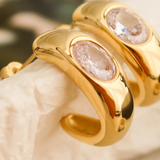 Lazare Multi C Hoop Earring