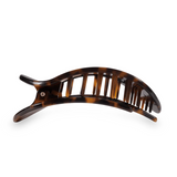 Medium Flat Round Clip - Tortoise