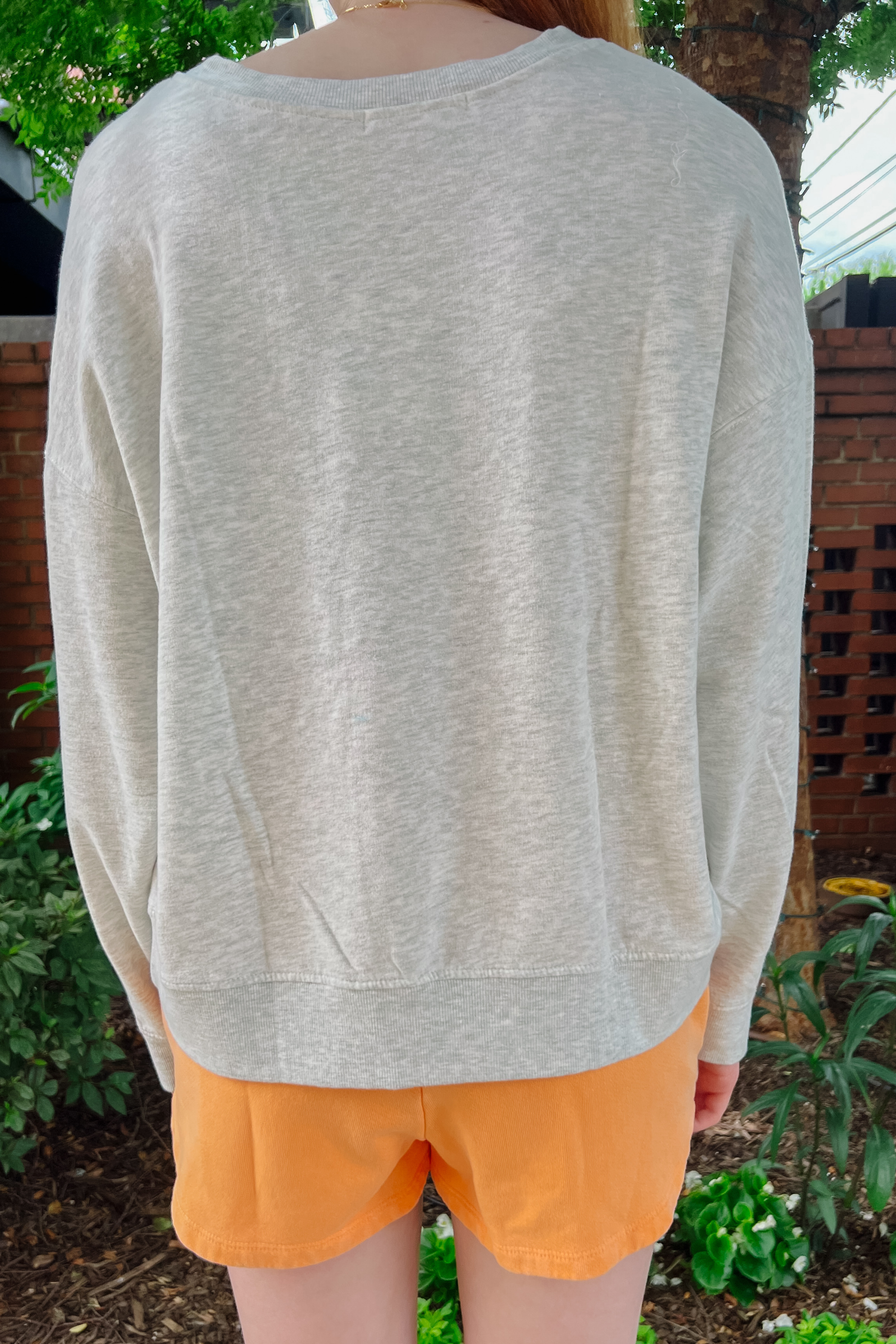 Lu Long Sleeve Sweatshirt - Ash Grey