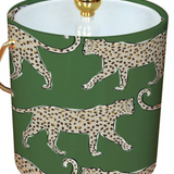 Jungle Ice Bucket - Leopard Green