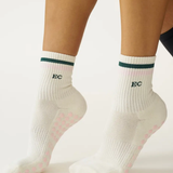 Pilates Grip Sock - Effortless Club Retro