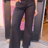 Holiday Suede Comfort Flare - Suede Black