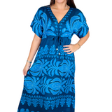 Pia Empire Waist Tie Caftan - Nikita Atlantic