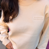 The Fatigue Sisters Knit Sweatshirt - Cream